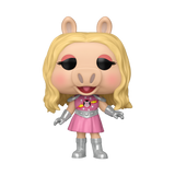 First Mate Piggy #1675 Muppets Funko Pop figure out of box in pink and silver outfit
