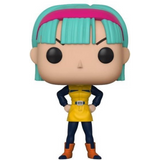 Bulma 385 Dragon Ball Z Funko Pop out of box with teal hair and yellow outfit