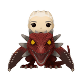 Rhaenys Targaryen with Meleys #124 House of the Dragon Deluxe Funko Pop! out of box dragon rider figure