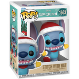 Stitch With Hat #1503 Lilo & Stitch Holiday Funko Pop! in display box