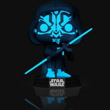 Darth Maul #740 Holographic GITD Funko Pop! out of box with glow