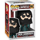 Jack Armored #1052 Funko Pop in box with Samurai Jack series packaging