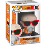 Master Roshi 382 Dragon Ball Z Funko Pop in box with sunglasses and staff