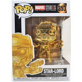 Star-Lord #353 Marvel Studios 10 Funko Pop Gold BoxLunch Exclusive in original window display box