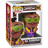 Da Samurai #1054 Funko Pop in box with Samurai Jack themed packaging