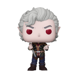 Astarion #1017 Baldur's Gate 3 Funko Pop! Games out of box with white hair, ornate clothing, and dagger