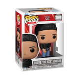 Dwayne The Rock Johnson with Fanny Pack #189 WWE Funko Pop! in display box