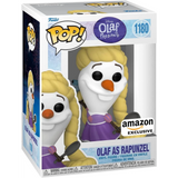 Olaf as Rapunzel #1180 Disney Frozen Amazon Exclusive Funko Pop! figure in box