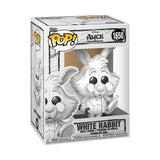 White Rabbit #1650 Disney Sketched Alice in Wonderland Funko Pop in display box