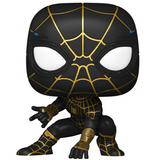 Spider-Man Black & Gold Suit #911 Funko Pop! out of box
