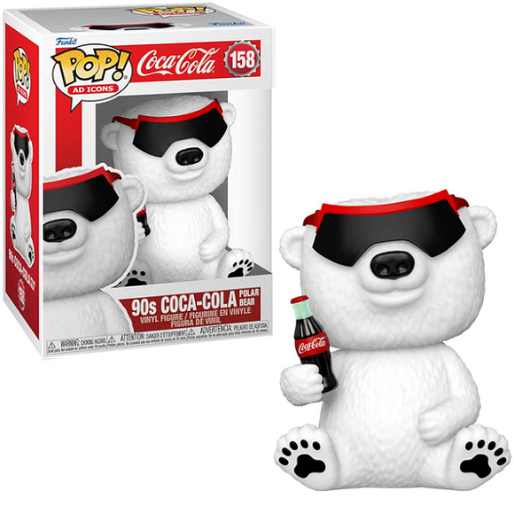 90s Coca-Cola Polar Bear #158 - Coca-Cola Funko Pop! Ad Icons