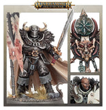 Painted example of Chaos Warriors 83-06 Slaves to Darkness miniatures (supplied unpainted)