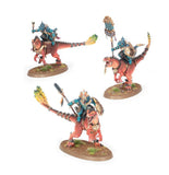 Painted example of Seraphon Aggradon Lancers 88-18 miniatures (supplied unpainted)