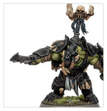 Painted example of Orruk Ardboys 89-61 miniatures from Warhammer Age of Sigmar (supplied unpainted)