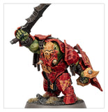 Painted example of Orruk Ardboys 89-61 miniatures from Warhammer Age of Sigmar (supplied unpainted)