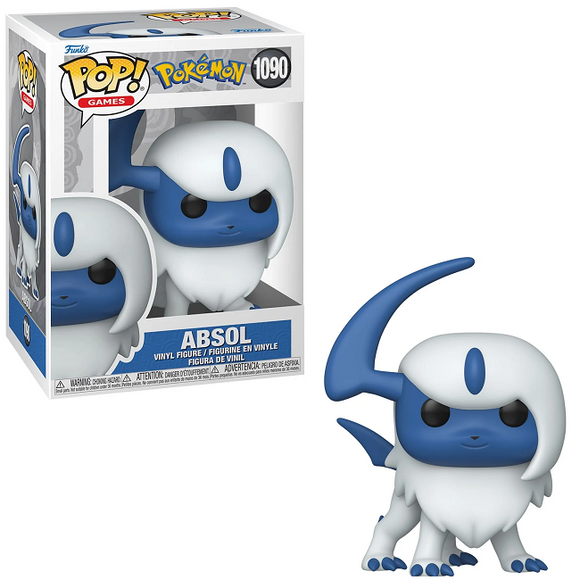 Absol #1090 Pokémon Funko Pop in box and out of box