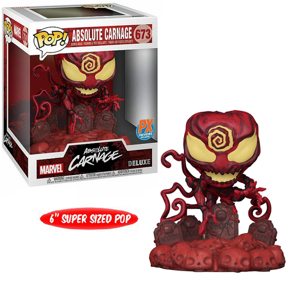 Absolute Carnage #673 - Absolute Carnage Funko Pop! [6-Inch PX Exclusive]