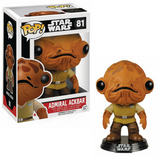 Admiral Ackbar #81 Star Wars Funko Pop figure in box and out of box