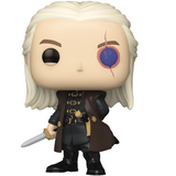 Aemond Targaryen #13 Glow Chase Funko Pop! figure shown out of the box, front view