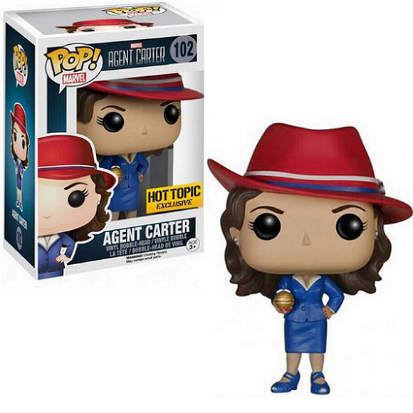 Agent Carter #102 – Agent Carter Funko Pop! Marvel [Hot Topic Exclusive] [Minor Box Damage]