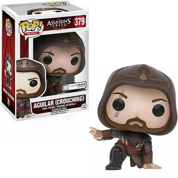 Aguilar [Crouching] #379 - Assassins Creed Funko Pop! Movies [Loot Crate Exclusive]