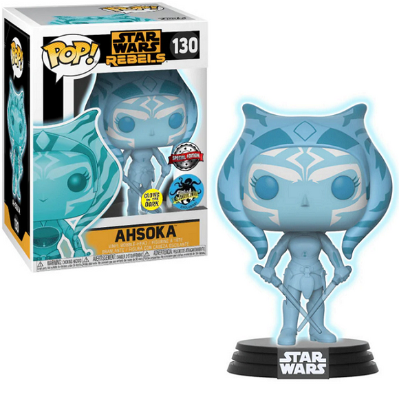 Ahsoka #130 – Star Wars Rebels Funko Pop! [GitD LA Comic Con Exclusive Special Edition]