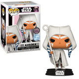 Ahsoka Funko Pop #578 shown in-box and out of box