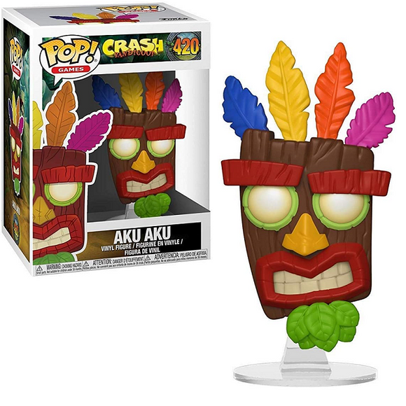 Aku Aku #420 - Crash Bandicoot Funko Pop! Games