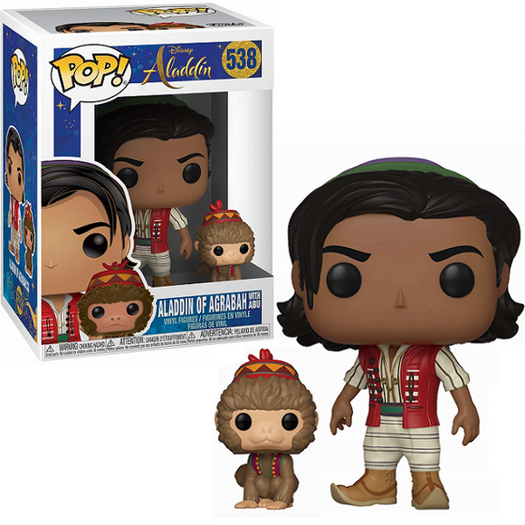 Aladdin Of Agrabah with Abu #538 - Aladdin Funko Pop! [Live-Action]