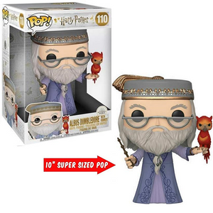 Albus Dumbledore with Fawkes #110 - Harry Potter Funko Pop! [10-Inch]