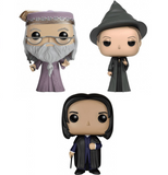 Albus Dumbledore Minerva McGonagall Severus Snape Harry Potter Funko Pop BAM Exclusive in box
