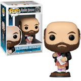 Alexander Nitrokoff #804 Disney Haunted Mansion Funko Pop figure in box and out of box holding letter