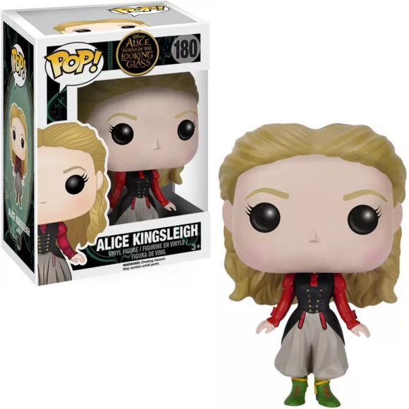 Alice Kingsleigh #180 Funko Pop! from Disney’s Alice Through the Looking Glass shown in and out of the box
