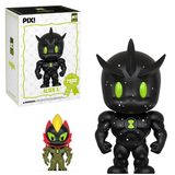 Alien X Ben 10 ThrillJoy Pix! sealed box with Alien X Hero and Swampfire Chase out of box