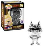 All Might Chrome #248 My Hero Academia 25th Anniversary Funko Pop figure in box and out of box