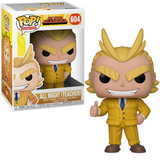 All Might Teacher #604 My Hero Academia Funko Pop Animation vinyl figure in box and out of box
