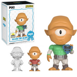 Allen the Alien Invincible ThrillJoy Pix! sealed box with Hero, Chase, and translucent Chase out of box