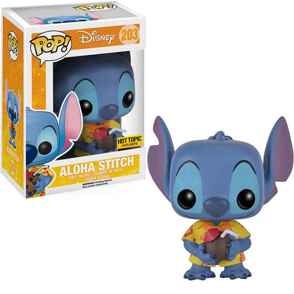 Aloha Stitch #203 - Lilo & Stitch Funko Pop! [Hot Topic Exclusive]