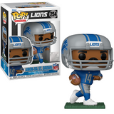 Amon-Ra St. Brown #254 Lions Funko Pop Football shown in and out of the box.