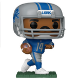 Amon-Ra St. Brown #254 Lions Funko Pop Football figure outside the box.