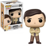 Anders #493 Workaholics Funko Pop in box and out of box