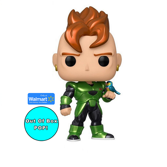 Android 16 #708 - Dragon Ball Z Funko Pop! Animation [Metallic Walmart Exclusive] [OOB]