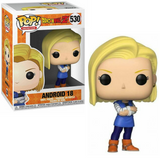Android 18 #530 Dragon Ball Z Funko Pop Animation figure in box and out of box