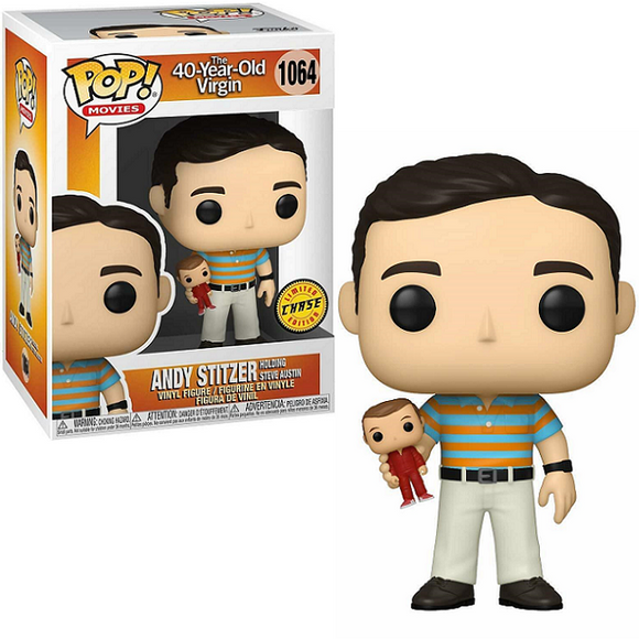 Andy Stitzer Holding Steve Austin #1064 - The 40-Year Old Virgin Funko Pop! Movies [Chase Version]