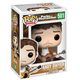 Andy Dwyer with Guitar #501 Parks and Recreation Funko Pop in box