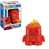 Anger #136 Inside Out Funko Pop shown in-box and out-of-box, front view