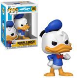 Angry Donald Duck #1443 Funko Pop shown in-box and out-of-box, front view