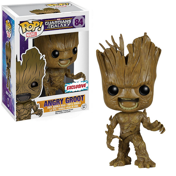 Angry Groot #84 - Guardians Of The Galaxy Funko Pop! Marvel [Exclusive]