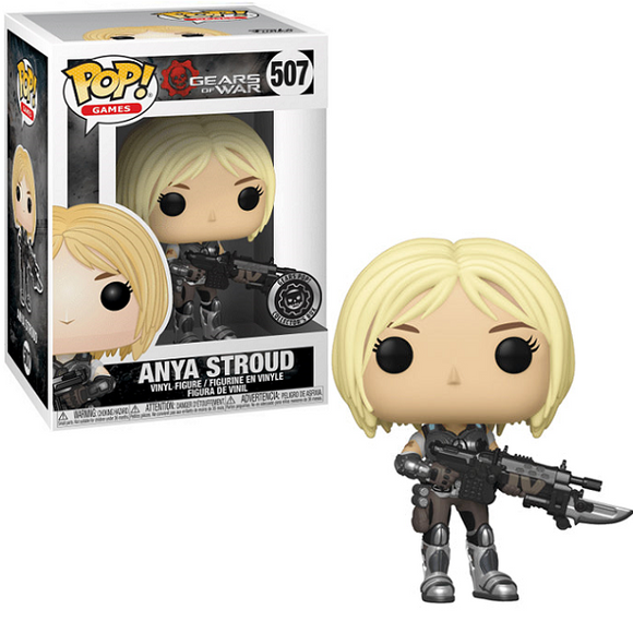 Anya Stroud #507 - Gears of War Funko Pop! Games [Collector Box Exclusive]
