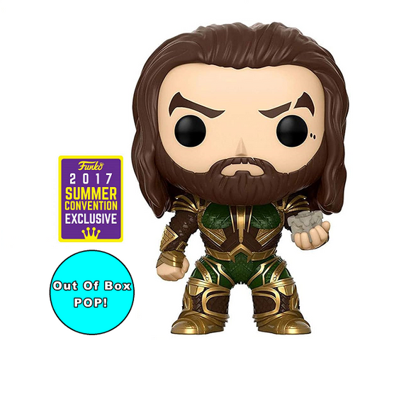 Aquaman And Mother Box #199 - Justice League Funko Pop! Heroes [2017 Summer Convention Exclusive] [OOB]